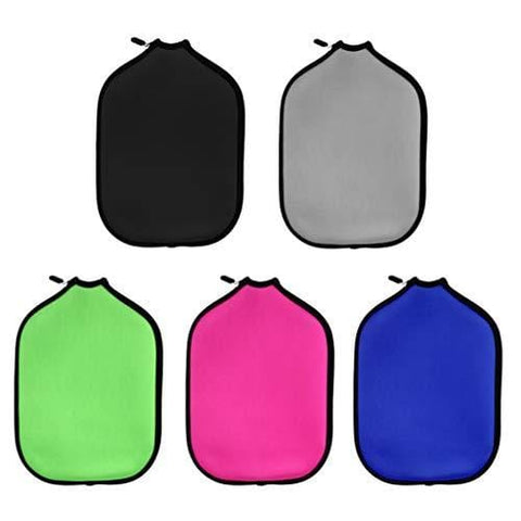 Prettyia Pack 5 Assorted Colors Neoprene Sports Pickleball Paddle/Racket Cover Case Accessories