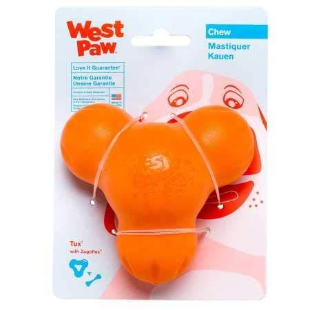 West Paw Tux Tough Dog Chew Toy Large (Tangerine)
