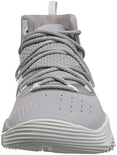 Under Armour Boys' Grade School SC 3Zer0 II Basketball Shoe, 101/Steel, 3.5