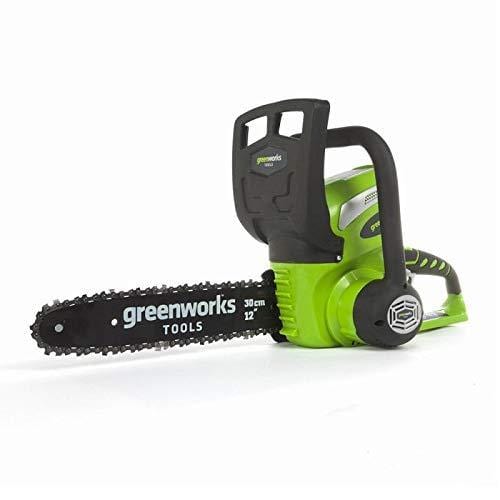 Greenworks 12-Inch 40V Cordless Chainsaw with Extra Chain, Battery and Charger Not Included 20292