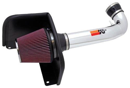 K&N Cold Air Intake Kit with Washable Air Filter:  2009-2014 Chevy/GMC/Cadillac (Silverado 1500, Suburban, Tahoe, Avalanche, Sierra 1500, Yukon, Yukon Denali, Escalade) V8, Metal Finish, 77-3070KP