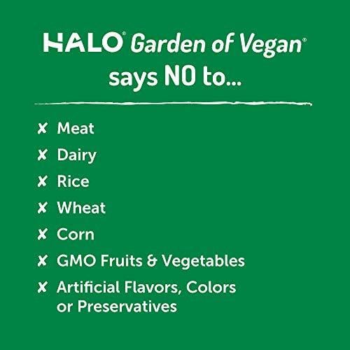 Halo Vegan Grain Free Natural Crunchy Dog Treats, Garden of Vegan Peanut N' Pumpkin Recipe, 8-Ounce Bag