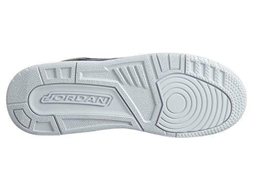 Nike Air Jordan 3 Retro Bg Boys Basketball Shoes (6.5Y, Black/Black/White)