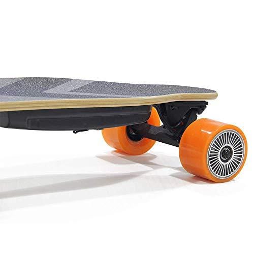 Maxfind Maxa Electric Skateboards 18.6 mph Hub Brush Motor 8 Miles Range 176 Lbs 7 Layers Maple Longboard with Wireless Remote Control