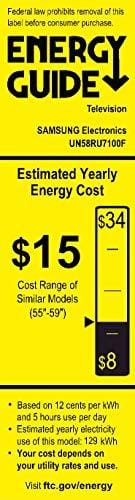 Samsung UN58RU7100FXZA FLAT 58'' 4K UHD 7 Series Smart TV (2019)