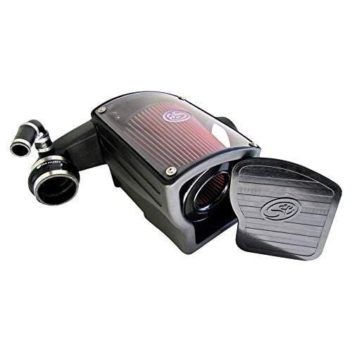 S&B Filters 75-5045 Cold Air Intake For 1992-2000 Chevy/GMC Duramax 6.5L (Oiled Cleanable, 8-ply Cotton Filter)