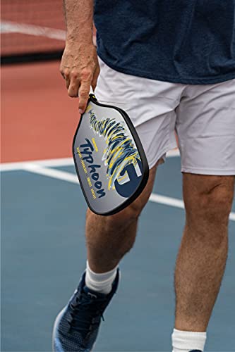Gamma Typhoon NeuCore Pickleball Paddles with Honeycomb Grip, Composite Fiberglass Surface, Blue - USAPA-Approved Pickleball Paddle with Thicker Large-Cell Core - Premium Pickleball Equipment