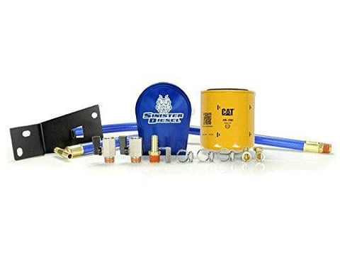 Coolant Filtration System Sinister Diesel (W/CAT) for Ford Powerstroke 1999-2003 7.3L