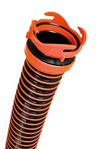 Camco RhinoEXTREME 20ft RV Sewer Hose Kit, Includes Swivel Fitting and Translucent Elbow with 4-In-1 Dump Station Fitting, Crush Resistant, Storage Caps Included - 39867