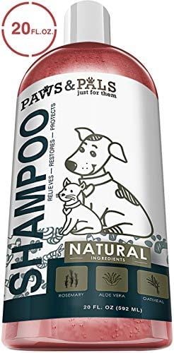 Natural Oatmeal Dog-Shampoo and Conditioner - 20oz Medicated Clinical Vet Formula Wash for All Pets Puppy & Cats - Made with Aloe Vera for Relieving Dry Itchy Skin