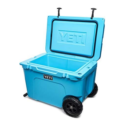 YETI Tundra Haul Portable Wheeled Cooler, Reef Blue