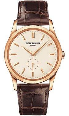 Patek Philippe Calatrava Opaline Dial 18K Rose Gold Mens Watch 5196R-001