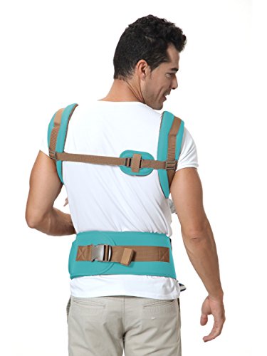 Brighter Elements Ergonomic Baby Carrier with Hip Seat – 5 Positions to Carry Your Newborn, Infant, or Toddler – Safe and Comfortable for Child and Moms, Dads – Great Baby Shower Gift