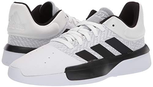 adidas Men's Pro Adversary Low 2019, White/Black/Grey, 9.5 M US