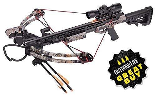 CenterPoint AXCS185CK Sniper 370 Crossbow Package, Camo, Small