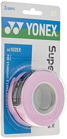 Yonex Super Grap Overgrip - 3 pack in French Pink