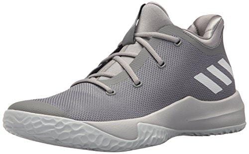 adidas Performance Men's Rise up 2 Basketball Shoe, Grey Three/White/Medium Grey Heather, 8.5 M US