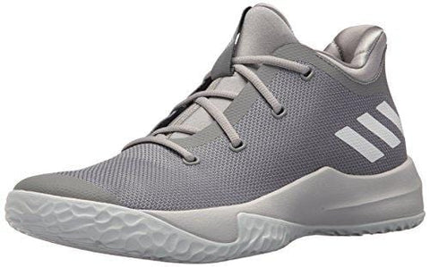adidas Performance Men's Rise up 2 Basketball Shoe, Grey Three/White/Medium Grey Heather, 8.5 M US