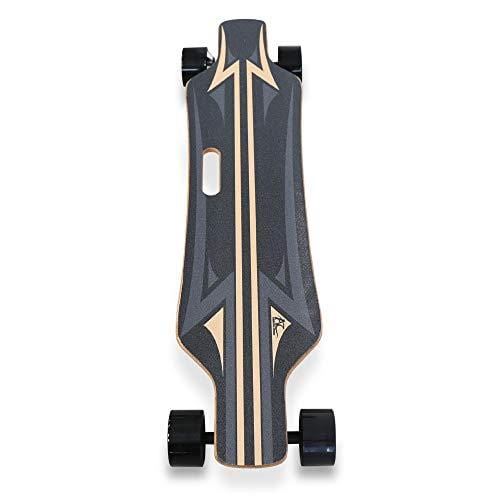 AC Electric Skateboard 350W Motor Longboard with Wireless Remote Control 6 Layers Maple 2 Layers Bamboo Bendable Deck and Smooth PU Caster Samsung Battery Cell