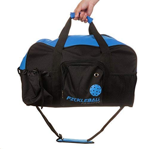 Pickleball Fanatic Duffel Bag (Blue/Black)