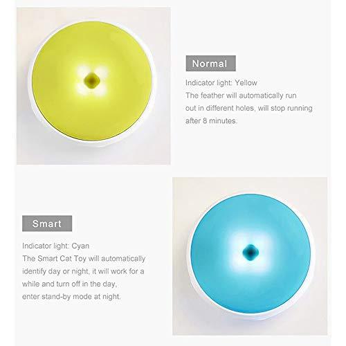 Interactive Cat Feather Toys, Automatic Electric Catching Mouse Toy Adjustable Toy Interactive Toy for Cat or Kitten (Toy 1) - Ultra Pickleball