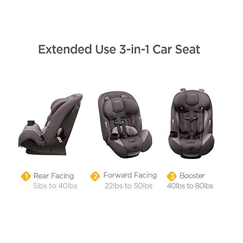 Safety 1st Continuum 3-in-1 Convertible Car Seat (Hollyhock)