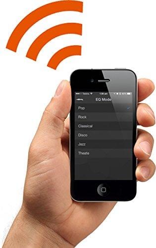 KING RVM2000 Premium Bluetooth Outdoor Speaker with Multi-Color LED Light and App Control - White