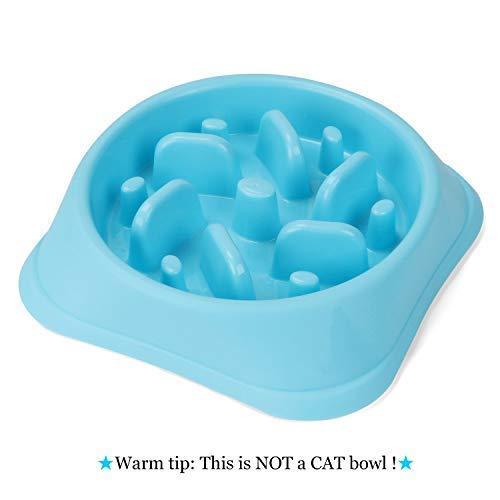 JASGOOD Dog Feeder Slow Eating Pet Bowl Eco-Friendly Durable Non-Toxic Preventing Choking Healthy Design Bowl for Dog Pet Stop Bloat Bowl