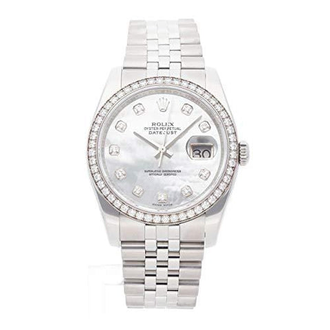 Rolex Datejust Mechanical (Automatic) Mother-of-Pearl Dial Womens Watch 116244 (Certified Pre-Owned)