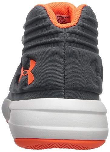 Under Armour Boys' Pre School Torch Mid Basketball Shoe, Mod (101)/Pitch Gray, 12.5K M US Little Kid