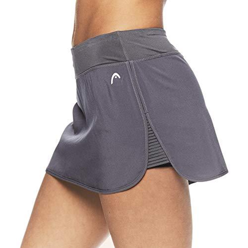 HEAD Women's Athletic Tennis Skort - Performance Training & Running Skirt - Medium Grey Spike Skort, X-Small [product _type] HEAD - Ultra Pickleball - The Pickleball Paddle MegaStore