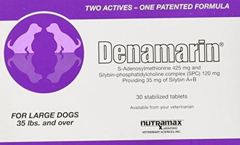 Nutramax Denamarin Tabs for Large Dogs 35 Lbs. and Over - 30 Tablets