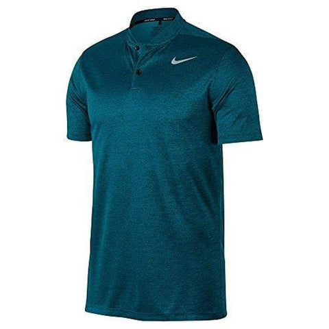Nike Dry Fit Heather Blade Golf Polo 2017 Blustery/Space Blue/Flat Silver Large