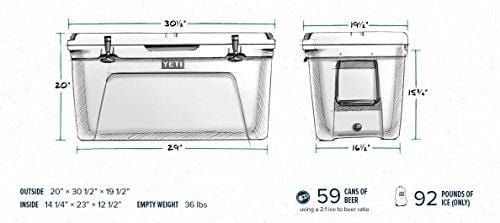 YETI YT105W Tundra 105 Cooler, White