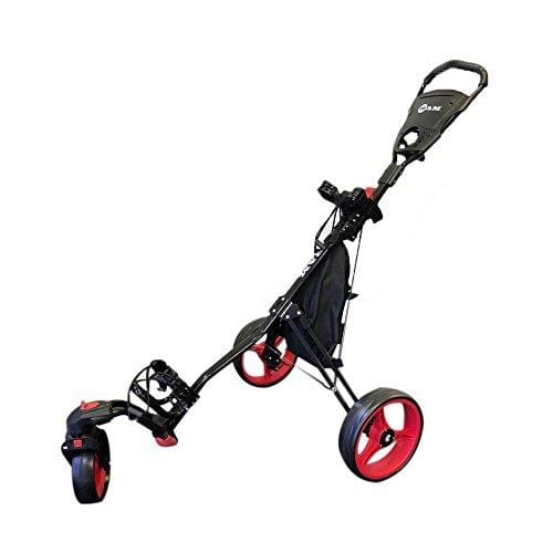RAM Golf Push/Pull 3-Wheel Golf Cart with 360° Rotating Front Wheel