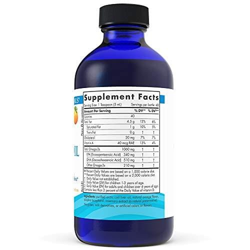 Nordic Naturals CLO Orange, 8-Ounce Bottle