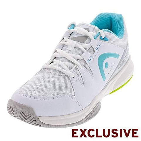 HEAD Women`s Brazer Tennis Shoes White and Silver (7.5 - TennisExpress)