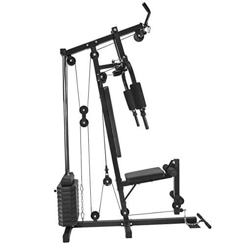 XtremepowerUS Multifunction Home Gym Fitness Station Workout Machine, w/ 100 Lbs Weight