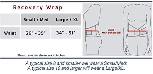 Spand-Ice Recovery Wrap with Ice and Heat Therapy - Lower Back Pain and Lumbar Support Belt - Includes 2 Ice/Heat Packs (Large/X-Large)