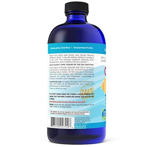 Nordic Naturals - Children's DHA, Healthy Cognitive Development and Immune Function, 16 Ounces