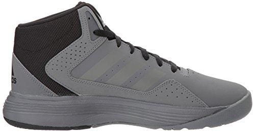 adidas Men's CF Ilation MID Basketball Shoe, Grey Four/Black, 7.5 Medium US