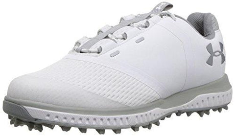 Under Armour Women's Fade RST Golf Shoe, White (102)/Overcast Gray, 7.5