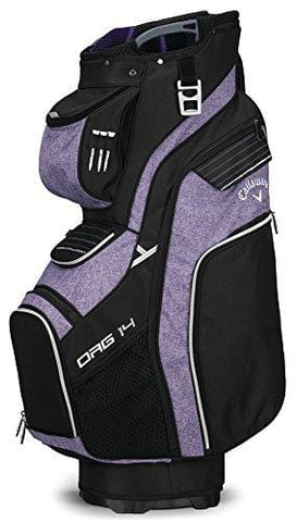 Callaway Golf 2018 Org 14 Cart Bag, Black/ Purple/ Silver
