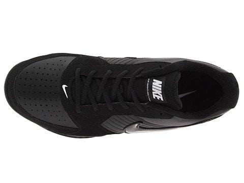 Nike Mens Air Baseline Low Basketball Shoes-Black/Black-White-13