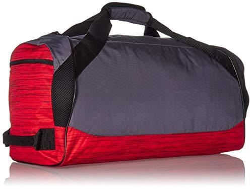 adidas Team Issue II Duffel Bag, Onix/Active Red Looper/Black, One Size