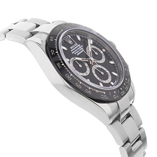 ROLEX Cosmograph Daytona Black Dial Stainless Steel Oyster Men's Watch 116500