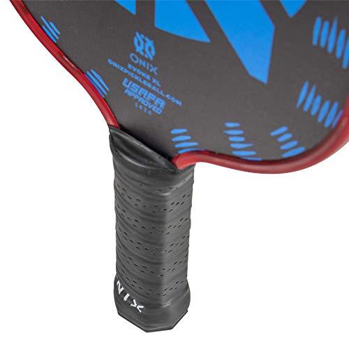Onix Graphite Evoke XL Pickleball Paddle Features Polypropylene Core, Graphite Face, and Oversized Shape