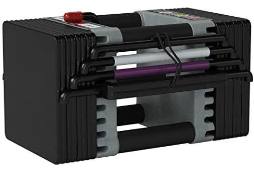 PowerBlock Elite Set Dumbell, 50-Pound (pair), Black - EL-50Plates1-4