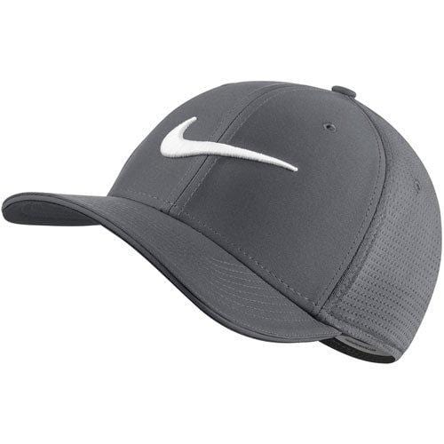 NIKE Unisex Classic 99 Mesh Golf Cap, Dark Grey/Dark Grey/Anthracite/White, Small/Medium