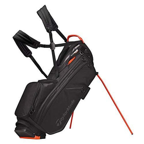 TaylorMade 2019 Flextech Crossover Stand Golf Bag, Black/Blood Orange